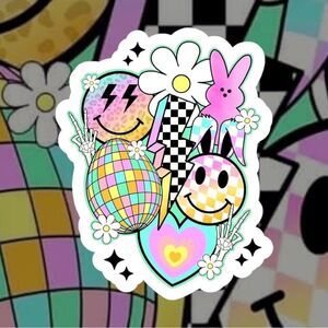 Easter Sticker Pack Of 3